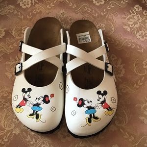 Mickey & Minnie Mouse Birkenstock Shoes Euro Sz 39